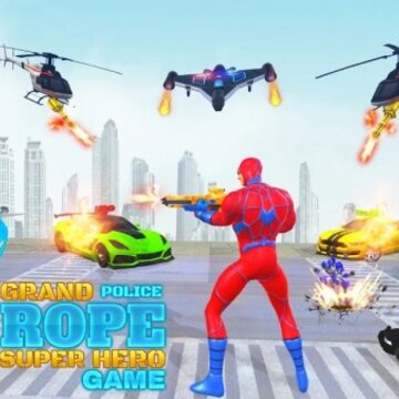 警察绳索英雄营救Police Rope Hero Rescue Game 警察绳索英雄营救Police Rope Hero Rescue Game