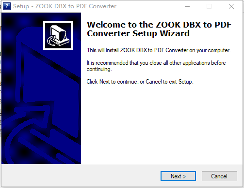 ZOOK DBX to PDF Converterv3.0 ٷ