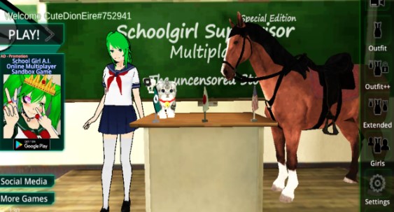 樱花校园女生监督会破解版 樱花校园女生监督会破解版
