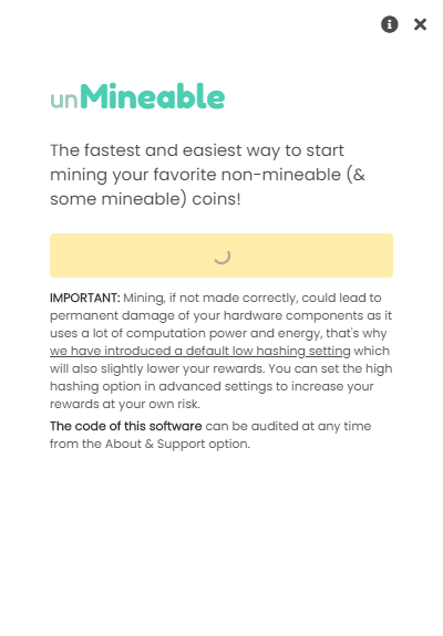 unmineable(狗狗币挖矿软件)v1.0.1 官方版