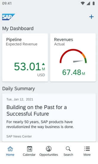 SAP Cloud for Customer app(Cloud4CustEx)v2102.1.5 ���°�