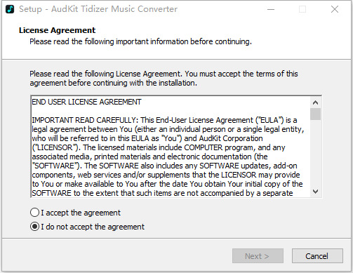 AudKit Tidizer Music Converter(ת)v2.3.2.23 Ѱ