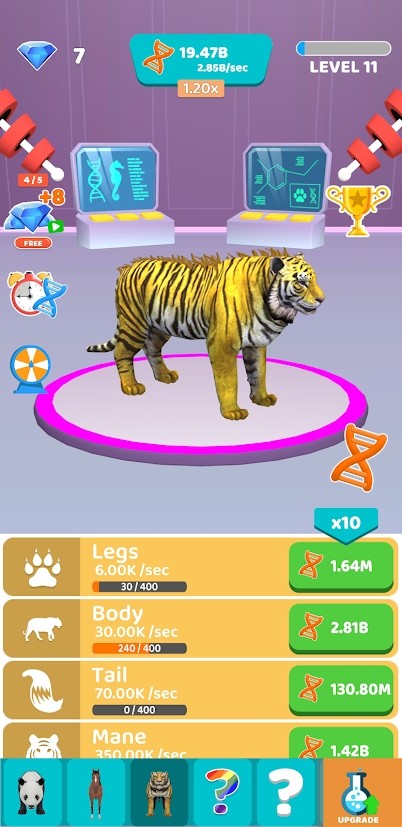 Idle Animal Evolution(���ж������)v0.43 ���°�