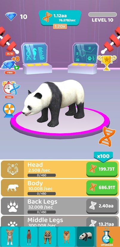 Idle Animal Evolution(���ж������)v0.43 ���°�