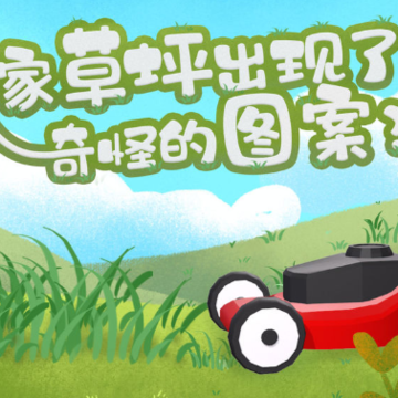 我家草坪出现了奇怪的图案 我家草坪出现了奇怪的图案