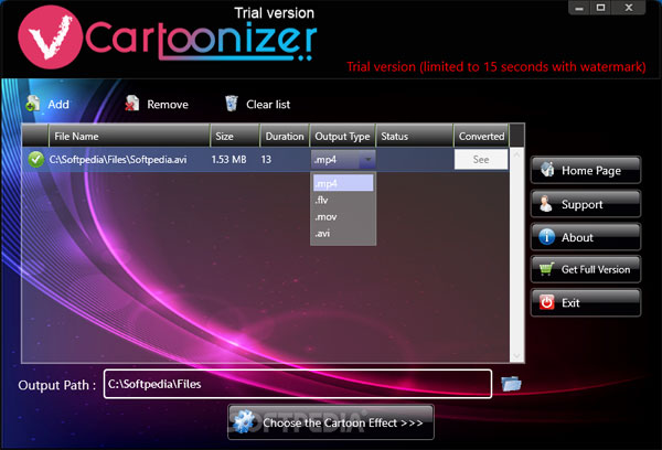 VCartoonizer(视频卡通效果软件)v2.4.7