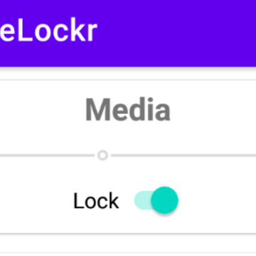 VolumeLockr app