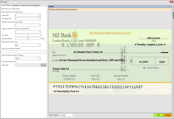 MSTech Check Writer Pro(支票打印软件)v2.4.23.2352