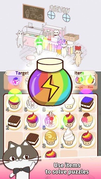 Cat Merge Cafe(è��ϲ����ȹ�����)v1.17 ��׿��