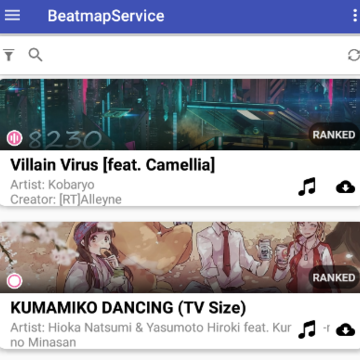 BeatmapService app BeatmapService app