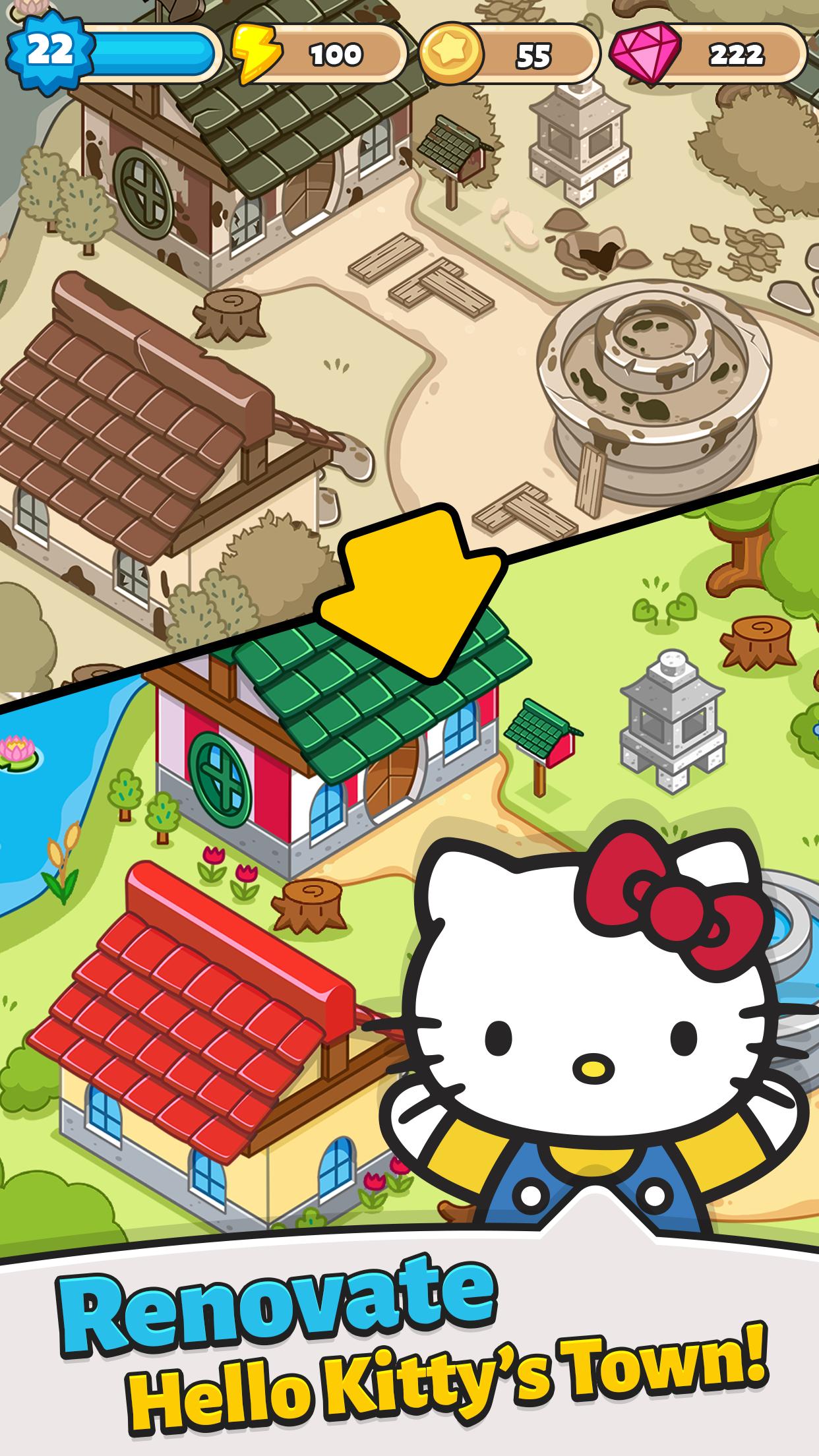Hello Kitty Merge Town(����è�ϲ�С��)v1.0.8914 ��׿��