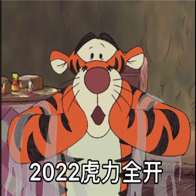 2022虎年俏皮的可爱的小老虎表情 2022虎力全开可爱的表情合集