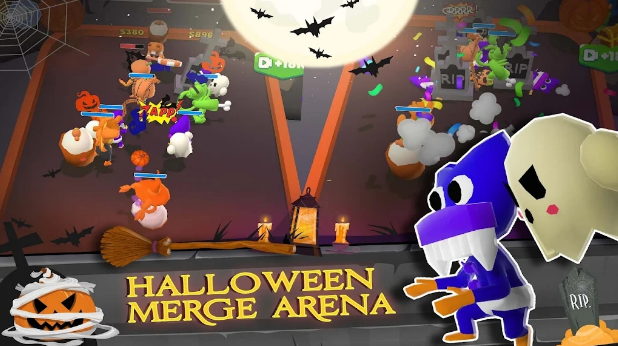 ��ʥ�ںϲ���ɫ����(Halloween Merge: Blue Monster)