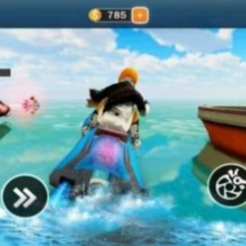 水上漂浮冲浪比赛(Floating water racing surfer) 水上漂浮冲浪比赛(Floating water racing surfer)