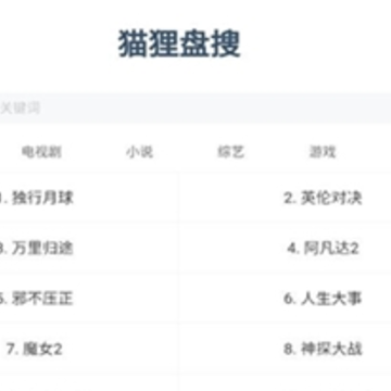 猫狸盘搜APP官方版 猫狸盘搜APP官方版