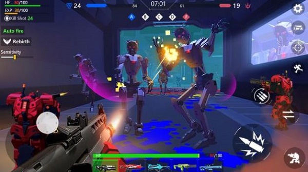 �����˴�ս��������Robot war:Modern Combat FPSv1.12 ���İ�