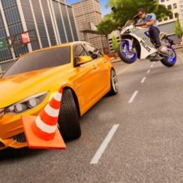 ����Ħ�г�����ģ����3DPolice MotorBike Race