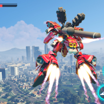 飞行警察机器人变形金刚模拟器(Flying Police Robot Game) 飞行警察机器人变形金刚模拟器(Flying Police Robot Game)