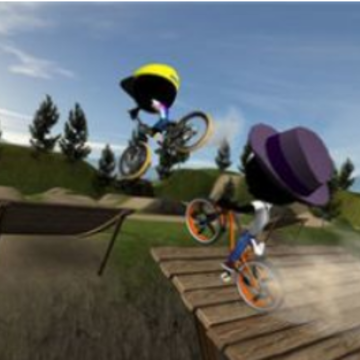 ��������г�����(Stickman Bike Battle)
