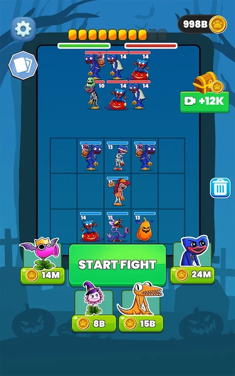 ��ʥ�ڽ�ʬ�ϲ�ֲ��(Halloween Zombie: Merge Plants)v1��׿��