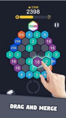 2048六边形拼图(2048 Hexagon Puzzle)
