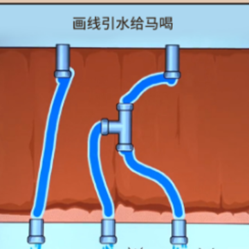 画线大挑战帮马儿喝到水 画线大挑战帮马儿喝到水