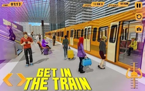 Modern Train Driving Simulator: City Train Gamesv4.1 ׿