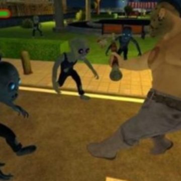 �ø�ͷɱ����ʬ(Zombie warfare with axe)