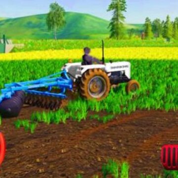 拖拉机耕作犁地New Tractor Farming Plow Land 拖拉机耕作犁地New Tractor Farming Plow Land