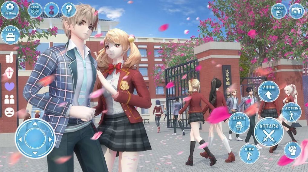 ŮѧԼģ(Anime School Girl Dating Sim)v1.0 ׿