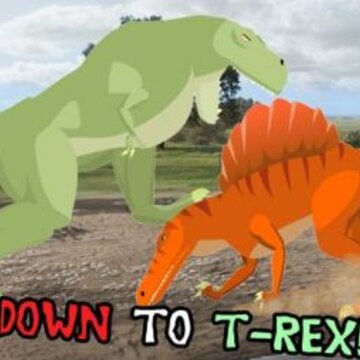 ������ģ����T-Rex Fights Spinosaurus
