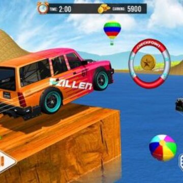 ��������ˮ�ϳ���Mini Car Water Surfing Games
