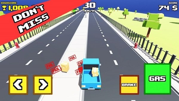 ���֮·Ƥ����(Crazy Road: Pickup Truck)v0.1 ��׿��