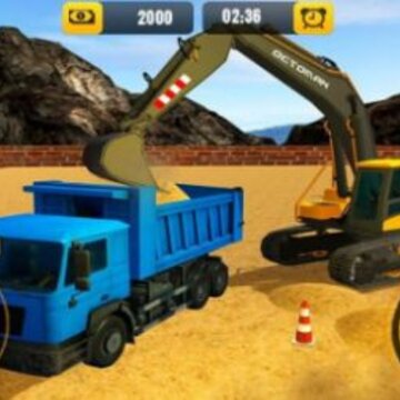 挖掘机城市建设模拟器Heavy Excavator Crane 挖掘机城市建设模拟器Heavy Excavator Crane