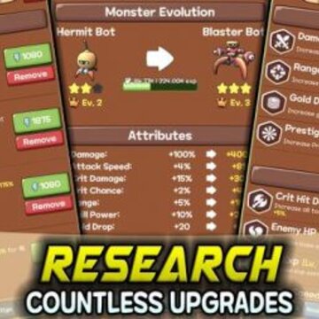 ���ù�����������Idle Monster TD Evolved