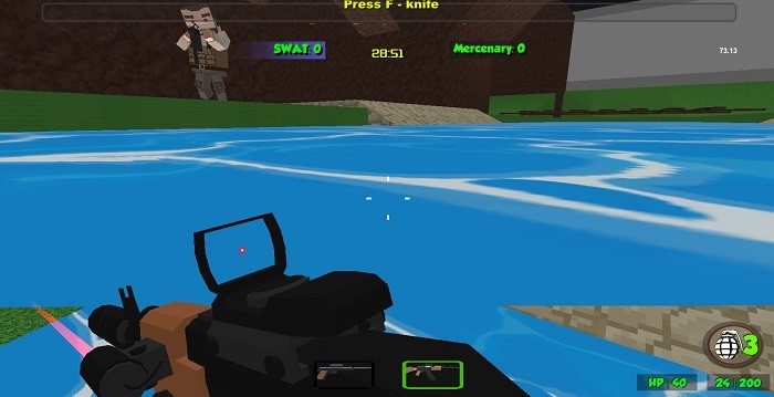 �����˽�ʬģ����(Blocky Combat Strike Zombie Survival)v1.29 ��׿��