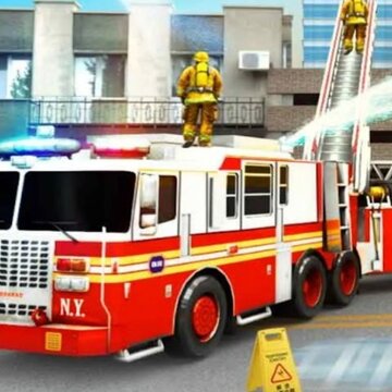 ��ʵ������ģ���ʻFire Truck Driving