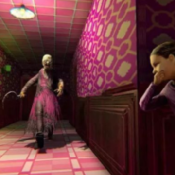 ���ۺ�ɫ�·�������(Granny in pink)