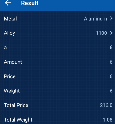 金属计算器智能测量仪app 金属计算器智能测量仪app