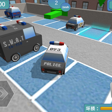 3d警车停车场 3d警车停车场
