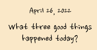 Three Good Things app Three Good Things app