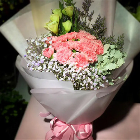 2022母亲节真实好看康乃馨花束图片合集送给妈妈的少女心康乃馨花束