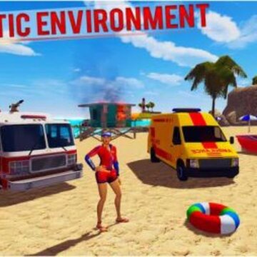 ��̲��Ԯ����ԱBeach Rescue Lifeguard