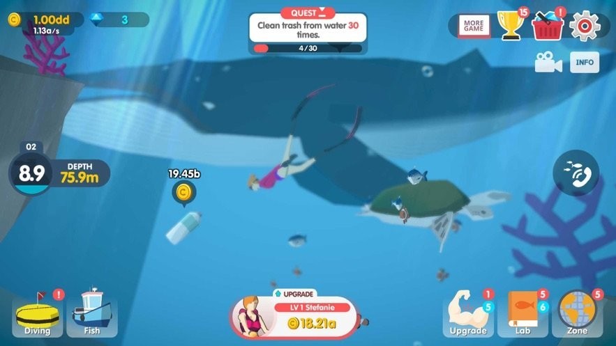 �λ���ɫ����(Dream Blue Ocean)v1.0.4 ���°�