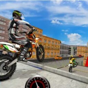 摩托车车顶跳跃特技Dirt Bike Roof Jumping Stunts 摩托车车顶跳跃特技Dirt Bike Roof Jumping Stunts