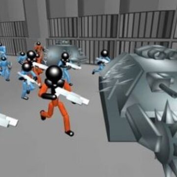 ��������ѽ�ʬ����Stickman Prison Battle Simulator