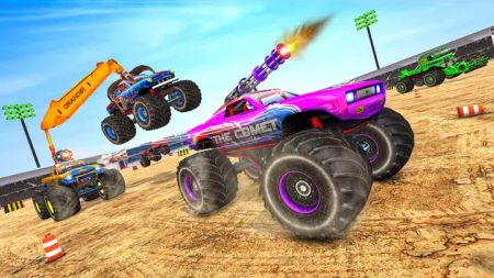 ���￨����ײ�ƻ�Monster Truck Crash Destructionv1.4 ��׿��