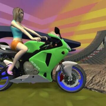 3DĦ�г�����3D Motorcycle Race Game