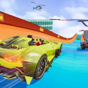 �ؼ���������������Ծ(Stunt Car Race)