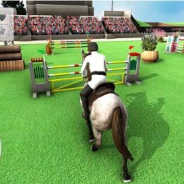 ����������ԾMounted Horse Riding Show Jump